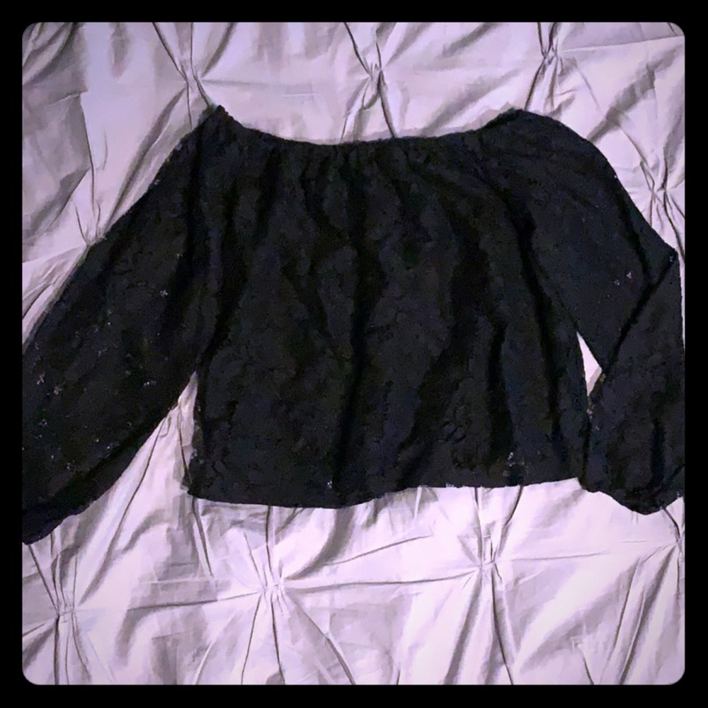 Off the Shoulder Lace Top